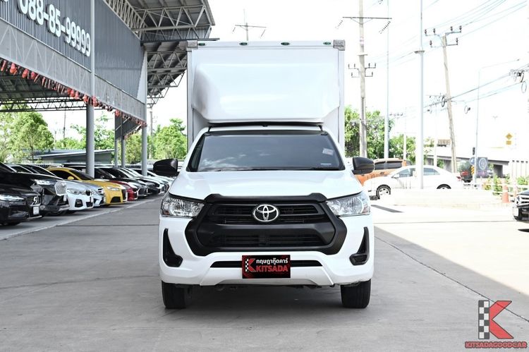 Toyota Hilux Revo 2021 2.4 Entry Pickup ดีเซล ไม่ติดแก๊ส เกียร์ธรรมดา ขาว รูปที่ 2