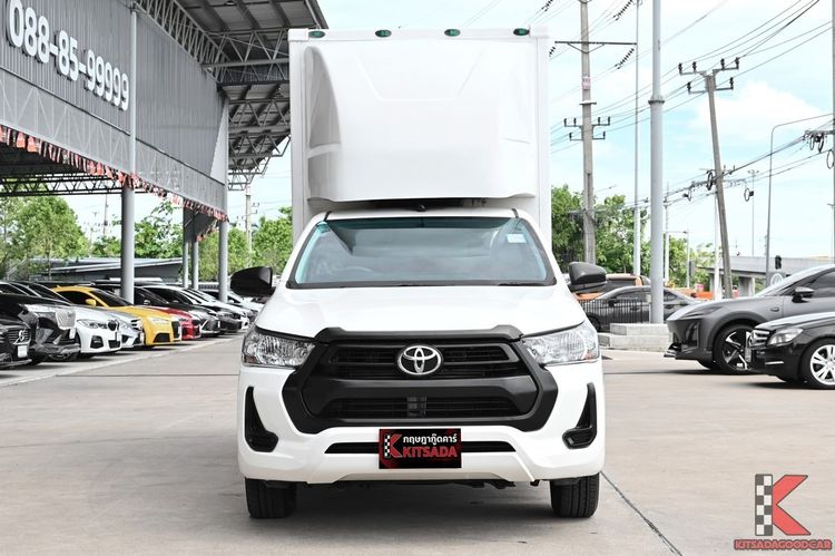Toyota Hilux Revo 2021 2.4 Entry Pickup ดีเซล ไม่ติดแก๊ส เกียร์ธรรมดา ขาว รูปที่ 2