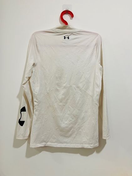 เสื้อแขนยาว UNDER ARMOUR แท้ 💯 size L ขนาด อก19.5 ยาว 27 นิ้ว สภาพดีมาก ดีเทลสวย เนื้อผ้ายืดหยุ่นดีมาก หายากน่าสะสมครับ รูปที่ 6