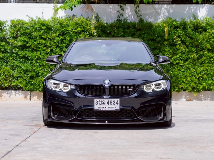 BMW M4 2017 3.0 Sedan เบนซิน ไม่ติดแก๊ส เกียร์อัตโนมัติ ดำ รูปที่ 2