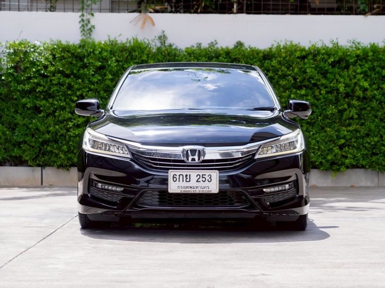Honda Accord 2017 2.0 EL Sedan เบนซิน ไม่ติดแก๊ส เกียร์อัตโนมัติ ดำ รูปที่ 2