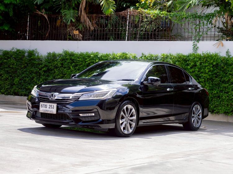 Honda Accord 2017 2.0 EL Sedan เบนซิน ไม่ติดแก๊ส เกียร์อัตโนมัติ ดำ รูปที่ 3