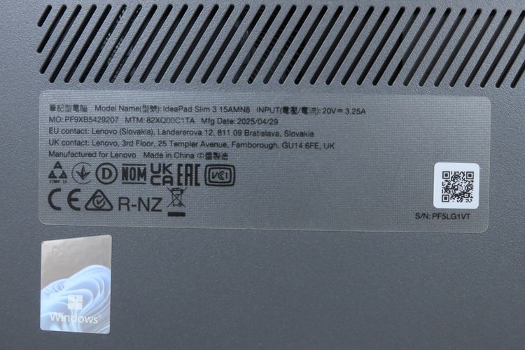 Lenovo IdeaPad Slim 3 AMD Ryzen 3 7320U RAM8.512GB รูปที่ 12