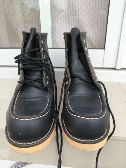 รองเท้าบู๊ท หนังแท้ UK 6 | EU 39 1/3 | US 6.5 ดำ รองเท้าRed wing