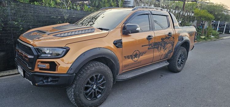 Ford Ranger 2023 2.0 Bi-Turbo Hi-Rider Wildtrak Pickup ดีเซล ไม่ติดแก๊ส เกียร์อัตโนมัติ บรอนซ์ทอง รูปที่ 2