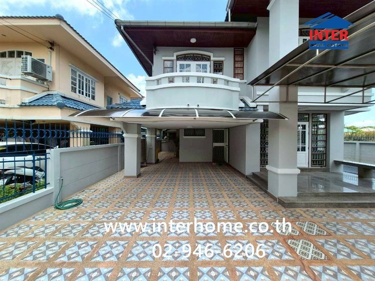 บ้านเดี่ยว 2 ชั้น 69.6 ตร.ว. หมู่บ้านมณีรินทร์ รัตนาธิเบศร์ ใกล้บิ๊กซีท่าอิฐ ใกล้โลตัส นอร์ธ ราชพฤกษ์ ซอยท่าอิฐ-ไทรม้า ถนนรัตนาธิเบศร์  รูปที่ 3