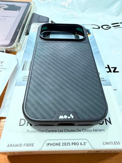 ขาย Case MOUS รุ่น Limiteless case – เคส iPhone 17 pro ลาย Aramid Fibre มือหนึ่ง ประกันถึง 17-3-70  รูปที่ 2