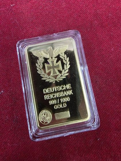 ของสะสม แท่งสีทอง สวยหนักๆ Fine gold 9999 ขายตามสภาพ ชิ้นงานของสะสม ไม่ได้รับประกัน พร้อมส่ง
