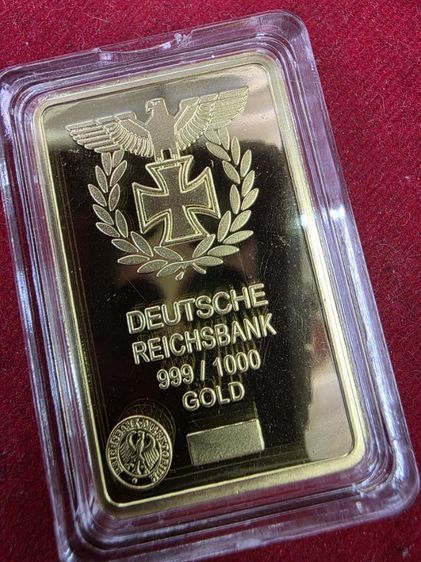 A.ของสะสม แท่งสีทอง สวยหนักๆ Fine gold 9999 ขายตามสภาพ ชิ้นงานของสะสม ไม่ได้รับประกัน พร้อมส่ง รูปที่ 2