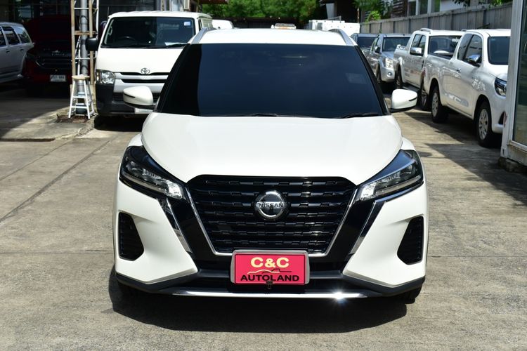 Nissan Kicks 2020 1.2 E Utility-car ไฮบริด เกียร์อัตโนมัติ ขาว รูปที่ 2