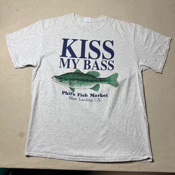 เสื้อยืด Kiss my Bass Size L
