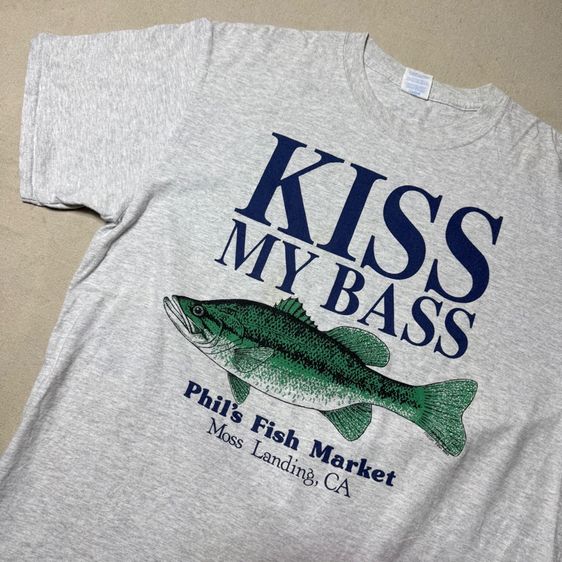 เสื้อยืด Kiss my Bass Size L รูปที่ 2