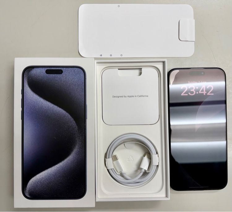 Iphone 15 Promax Blue Titanium