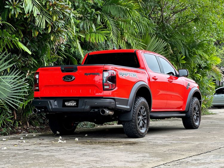 Ford Ranger 2025 Raptor 3.0 4WD Pickup เบนซิน ไม่ติดแก๊ส เกียร์อัตโนมัติ ส้ม รูปที่ 3