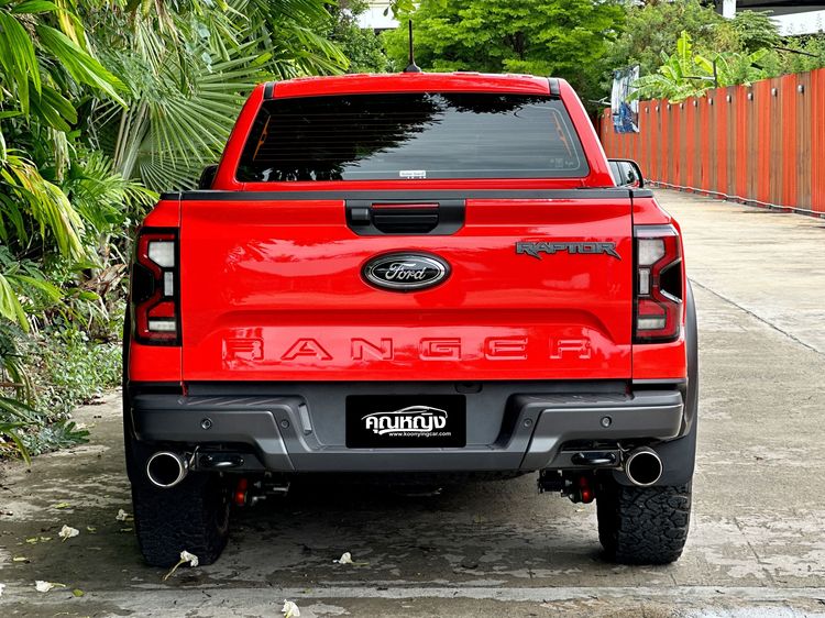 Ford Ranger 2025 Raptor 3.0 4WD Pickup เบนซิน ไม่ติดแก๊ส เกียร์อัตโนมัติ ส้ม รูปที่ 2