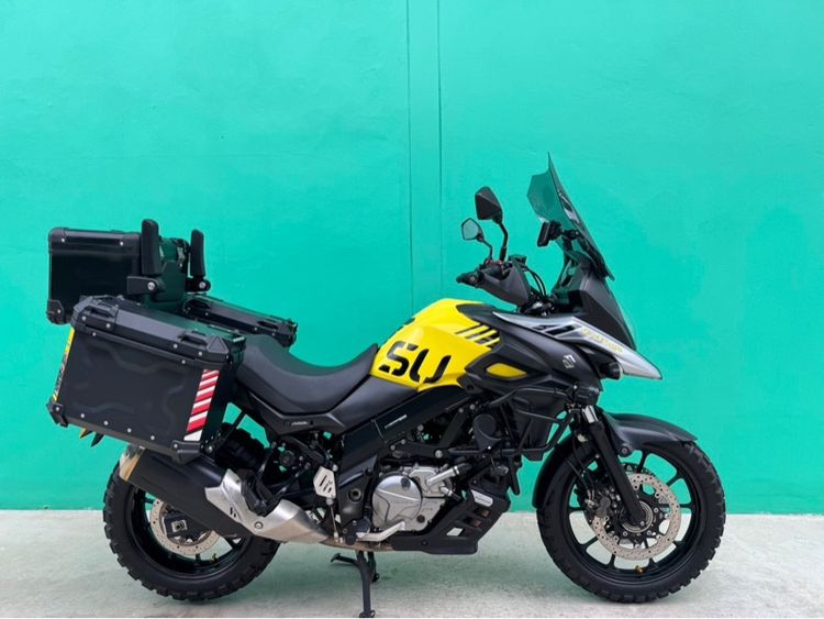 2018 Suzuki V-strom650 สีเหลือง ปี17จด18 ขี่ดีมาก