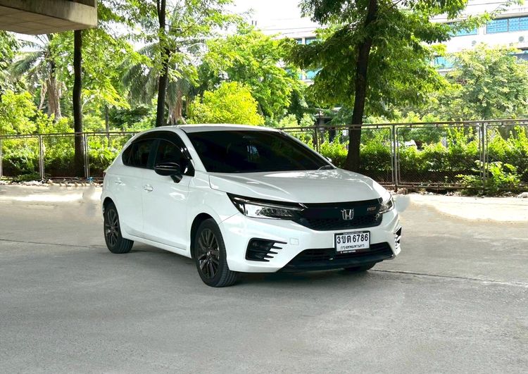 Honda City 2022 1.5 e:HEV RS Sedan ไฮบริด ไม่ติดแก๊ส เกียร์อัตโนมัติ ขาว รูปที่ 3