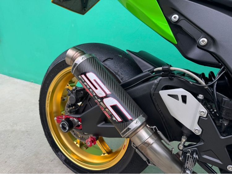 Kawasaki ZX-10R สีเขียว ปี2016ล้อ Marchesini เบิกใหม่ 140,000฿  รูปที่ 10