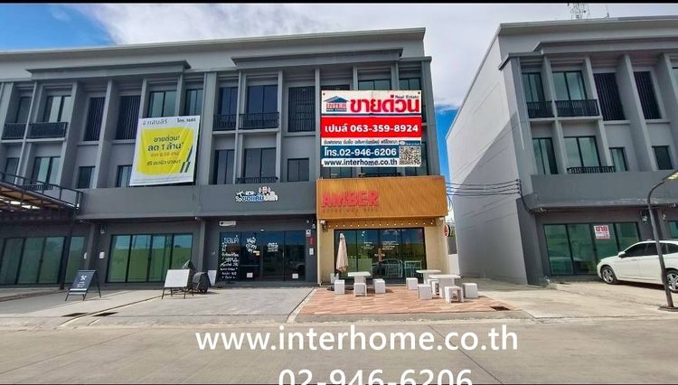 อาคารพาณิชย์ 3 ชั้น 28 ตร.ว. หมู่บ้านสิริ อเวนิว บางนา3 ใกล้ตลาเสริมสุขบางบ่อ ถนนรัตนราช ถนนบางนา-ตราด บางบ่อ สมุทรปราการ