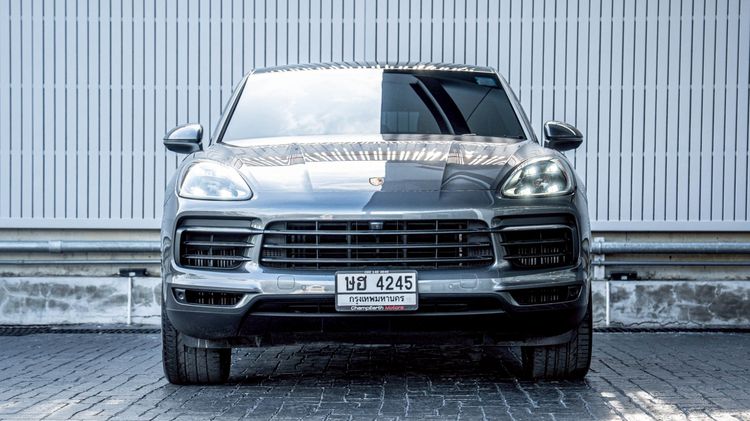 Porsche Cayenne 2022 3.0 E-Hybrid Coupé 4WD Utility-car ปลั๊กอินไฮบริด (PHEV) ไม่ติดแก๊ส เกียร์อัตโนมัติ เทา รูปที่ 2