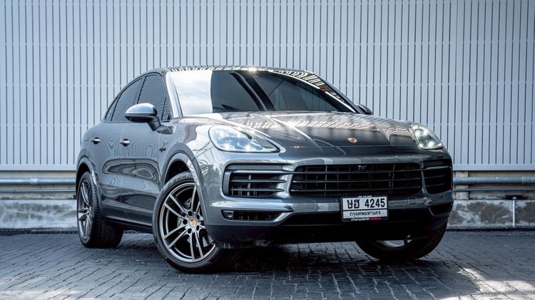 รถ Porsche Cayenne 3.0 E-Hybrid Coupé 4WD สี เทา