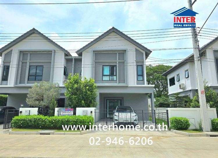 บ้านเเฝด 2 ชั้น 36 ตร.ว. หมู่บ้านบริทาเนีย ราชพฤกษ์-กาญจนาภิเษก ใกล้ตรอ.วัชรวี เซอร์วิส ซอยวัดท่าเกวียน ถนนราชพฤกษ์ ถนนซอยวัดท่าเกวียน 