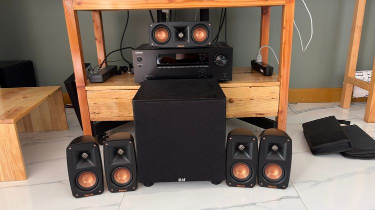 ชุดโฮมเธียเตอร์ Klipsch  SUB ELAC 1020 ONKYO TXSR494  รูปที่ 2