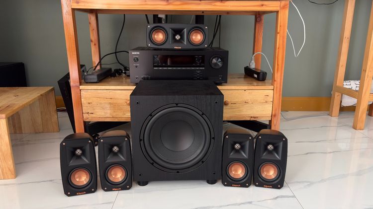 ลำโพงแยกชิ้น และซับวูฟเฟอร์ อื่นๆ ชุดโฮมเธียเตอร์ Klipsch  SUB ELAC 1020 ONKYO TXSR494 
