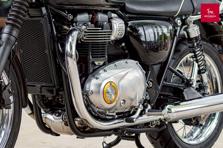 Triumph Bonneville T100 ปี2017 สีดำเงา วิ่ง14,000Km. สภาพใหม่มาก รูปที่ 9