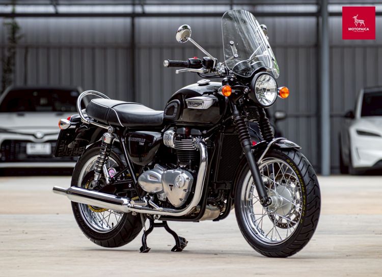 Triumph Bonneville T100 ปี2017 สีดำเงา วิ่ง14,000Km. สภาพใหม่มาก