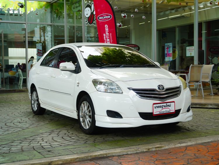 Toyota Vios 2011 1.5 E Sedan เบนซิน ไม่ติดแก๊ส เกียร์อัตโนมัติ ขาว รูปที่ 2