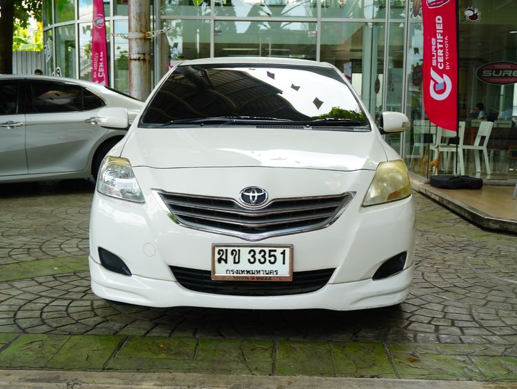 Toyota Vios 2011 1.5 E Sedan เบนซิน ไม่ติดแก๊ส เกียร์อัตโนมัติ ขาว รูปที่ 3