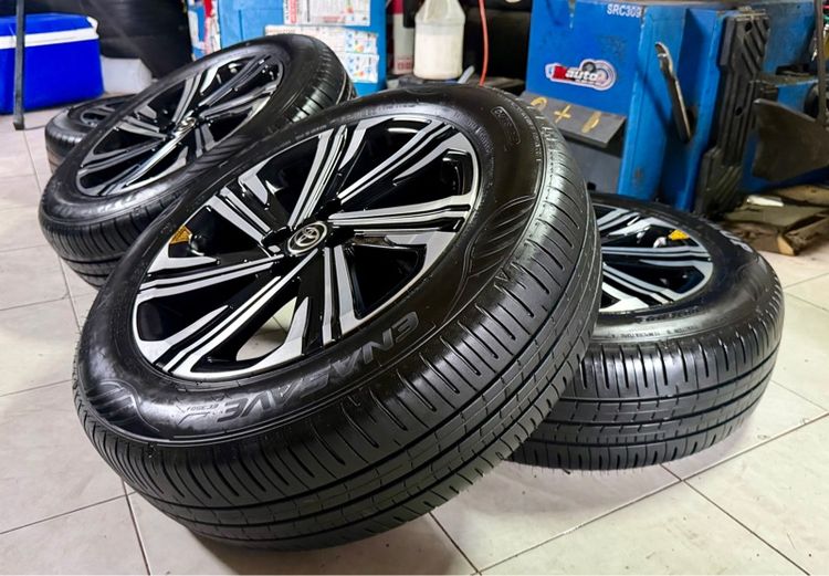 ล้อแม็กTOYOTA ขอบ16 4x100 พร้อมยางDUNLOP 195 60 16 ปี25  รูปที่ 5