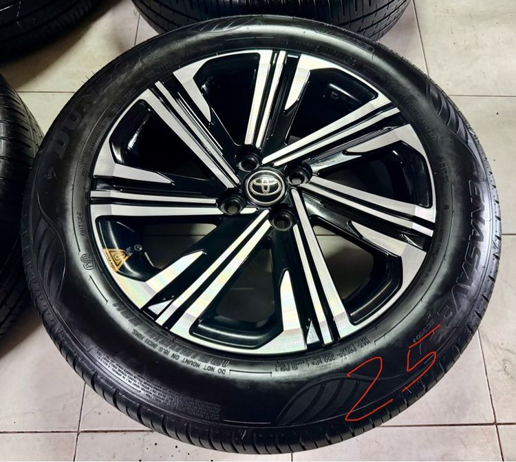 ล้อแม็กTOYOTA ขอบ16 4x100 พร้อมยางDUNLOP 195 60 16 ปี25  รูปที่ 10