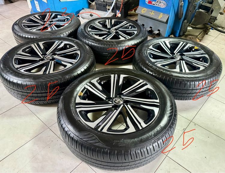ล้อแม็กTOYOTA ขอบ16 4x100 พร้อมยางDUNLOP 195 60 16 ปี25  รูปที่ 13
