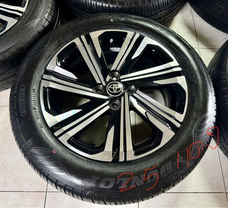 ล้อแม็กTOYOTA ขอบ16 4x100 พร้อมยางDUNLOP 195 60 16 ปี25  รูปที่ 9