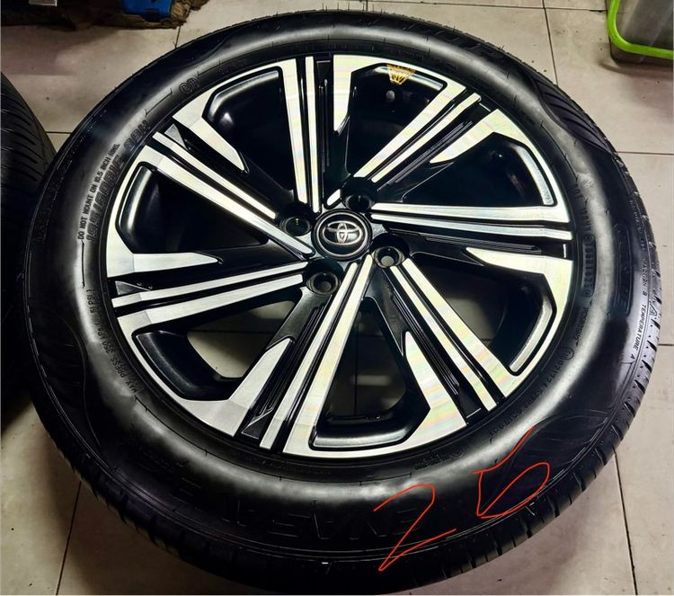ล้อแม็กTOYOTA ขอบ16 4x100 พร้อมยางDUNLOP 195 60 16 ปี25  รูปที่ 11
