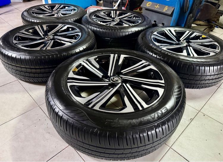 ล้อแม็กTOYOTA ขอบ16 4x100 พร้อมยางDUNLOP 195 60 16 ปี25  รูปที่ 12