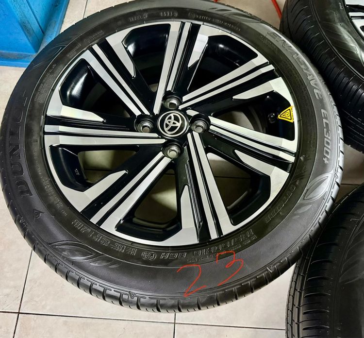 ล้อแม็กTOYOTA ขอบ16 4x100 พร้อมยางDUNLOP 195 60 16 ปี25  รูปที่ 7