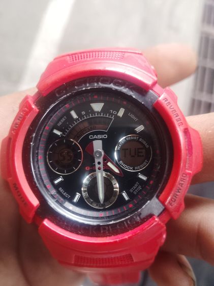 G-Shock แดง นาฬิกาคาสิโอredman