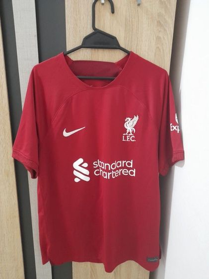ผู้ชาย แดง เสื้อเจอร์ซีย์ Nike Liverpool FC Jersey ฤดูกาล 2022