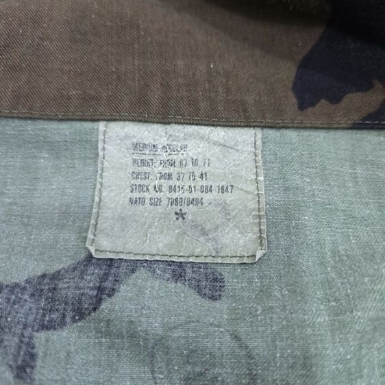 USMC Woodland Camo Jacket แท้ มือสองสภาพดี พร้อมใช้งาน รูปที่ 8