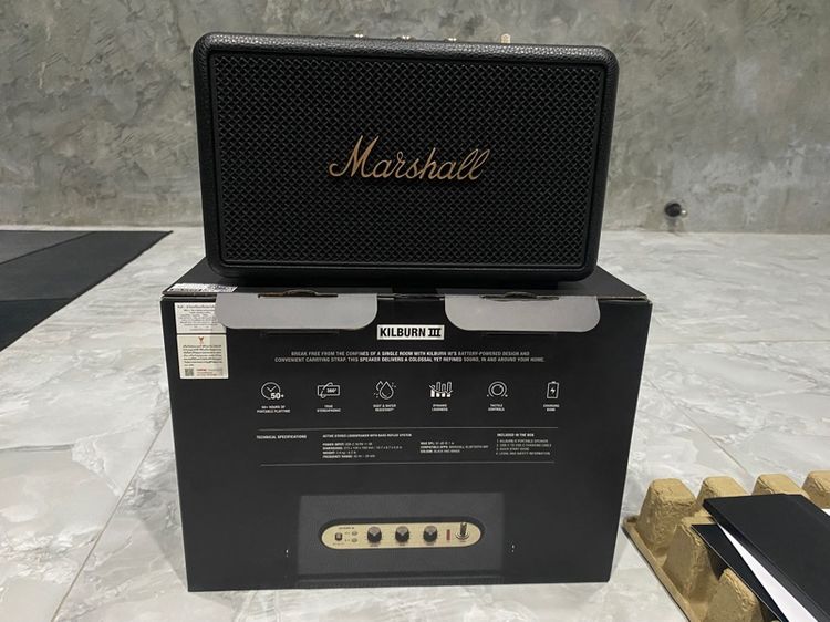 ลำโพงพกพา ลำโพง Marshall kilburn 3