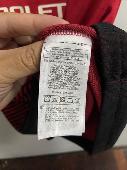 Man U เสื้อแมนยู เหย้า แขนสั้น ปี 2018 19 ของแท้ จากสนาม Old trafford รูปที่ 13