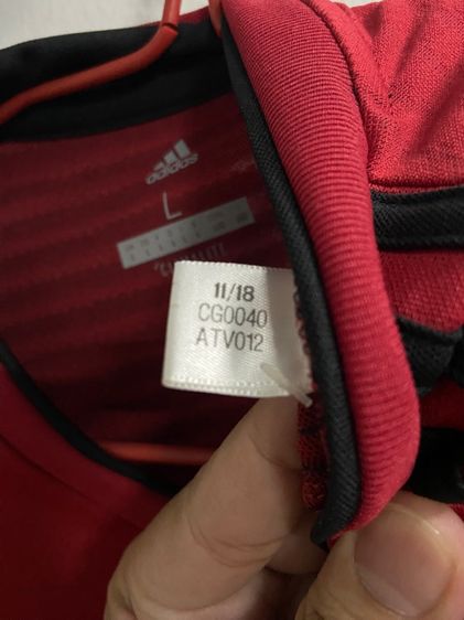 Man U เสื้อแมนยู เหย้า แขนสั้น ปี 2018 19 ของแท้ จากสนาม Old trafford รูปที่ 8
