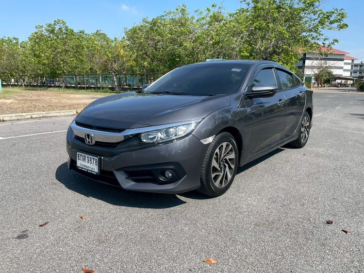 Honda Civic 2017 1.8 EL i-VTEC Sedan เบนซิน เกียร์อัตโนมัติ เทา รูปที่ 3