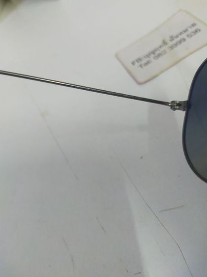 แว่นกันแดด Rayban 3025 029-71 AVIATOR 58 14 made in italy ของแท้สภาพดีเลนส์สวย เฟรมสีเทา รูปที่ 8