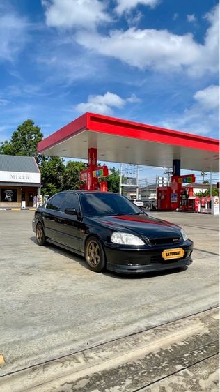 Honda Civic 2000 1.6 VTi Sedan เบนซิน ไม่ติดแก๊ส เกียร์ธรรมดา ดำ