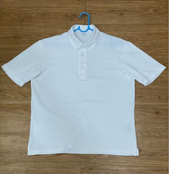 เทา EU 42 แขนสั้น อื่นๆ เสื้อโปโล (Polo Shirt) แบรนด์ Uniqlo มือสอง
