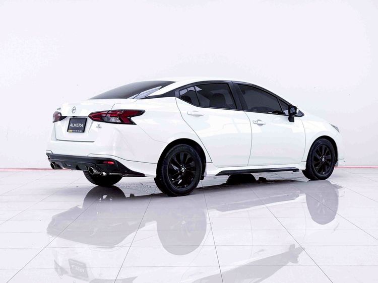 Nissan Almera 2021 1.0 V Sedan เบนซิน ไม่ติดแก๊ส เกียร์อัตโนมัติ ขาว รูปที่ 4